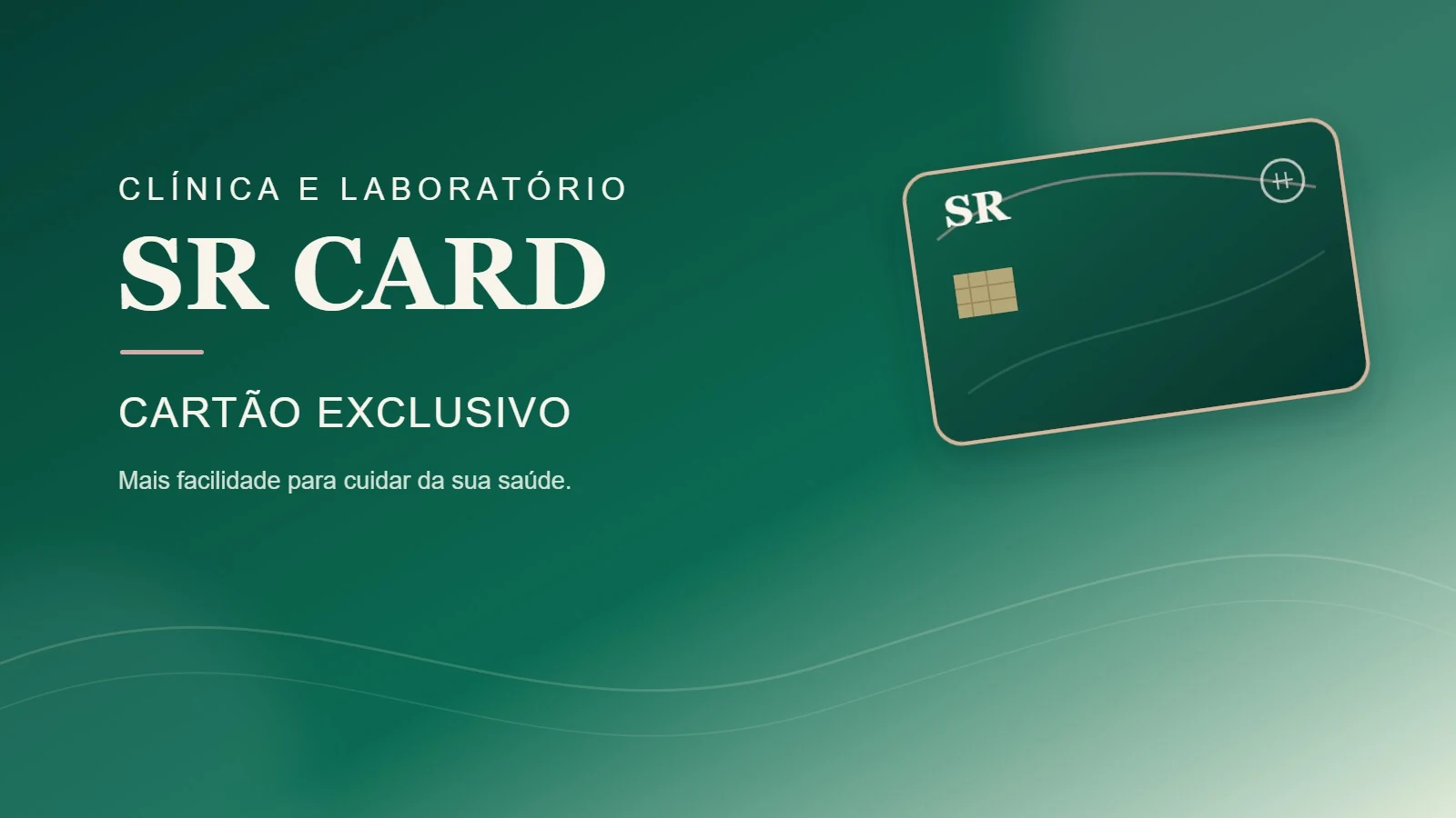Arte do SR Card da Clínica São Rafael